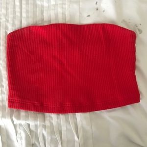 Red aritzia TNA crop / tube top